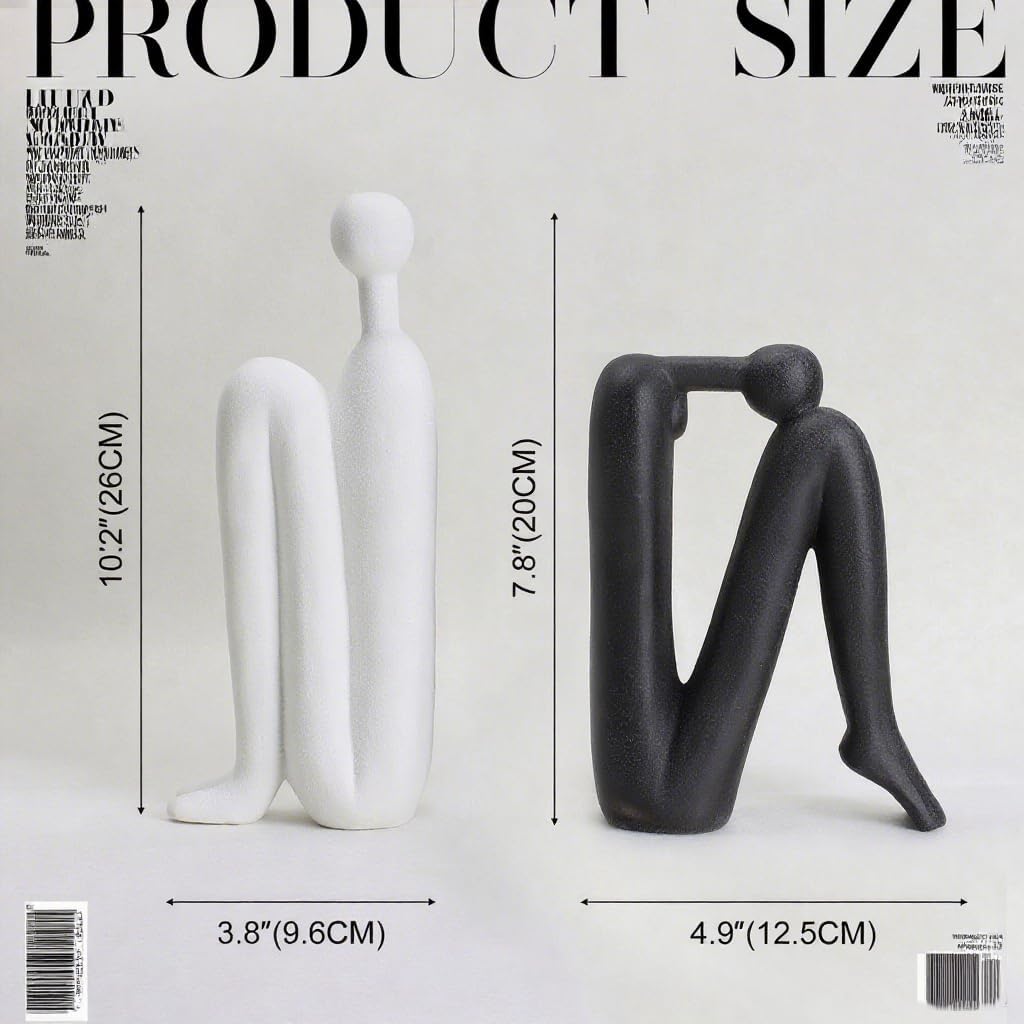 Book Ends Decorative for Shelves- Modern Bookends for Bookshelf Decor, Heavy Duty Book Holder and Book Stopper, Stylish Shelf Decorations and Bookends for Shelves