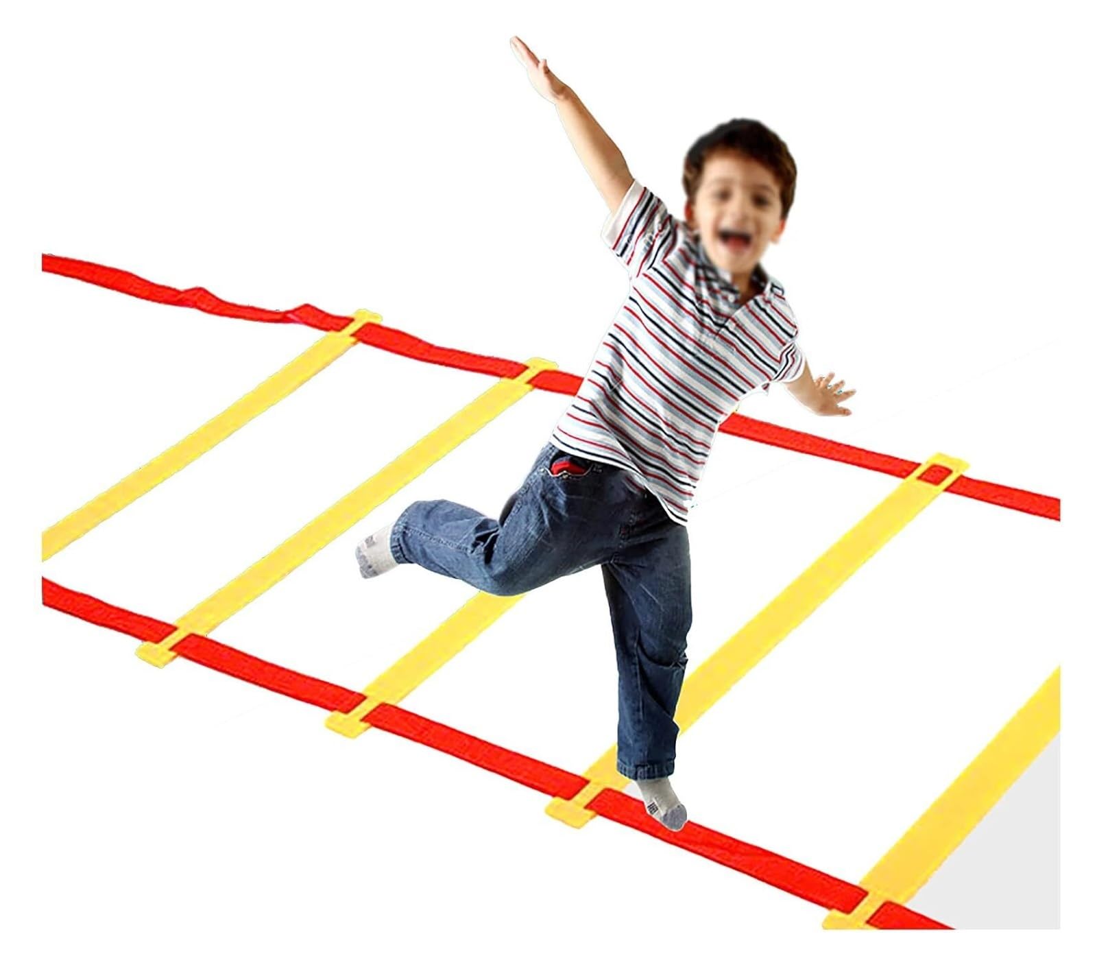 KEuLen Escalera de Agilidad, Escalera de Salto for Entrenamiento de flexibilidad en fútbol, ​​Set de Entrenamiento físico