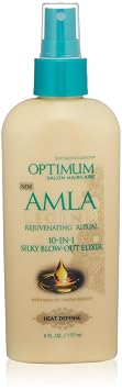 SoftSheen-Carson Optimum Salon Haircare Amla Legend 10-in-1 Silky Blow-Out Elixir, 6 oz