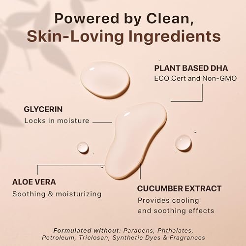 Miniatura 5 de Aerosol autobronceador, fabricado en Estados Unidos con ingredientes naturales y orgánicos, secado rápido en aerosol para piel pálida, spray de