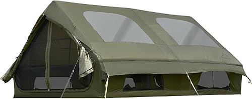 Tienda de campaña inflable, diseño de lujo de Glamping con tragaluz, tela de Oxford