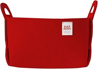 Collapsible Felt RED Storage Bin Small 7.1