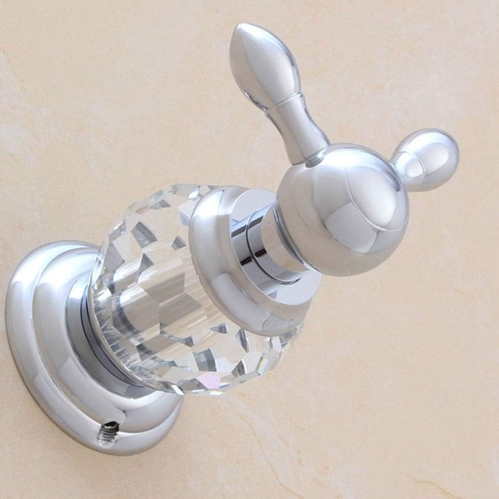 Hook Up Copper Crystal Gold Coat Hook Hook Metal Pendant Bathroom Single Hook(D)