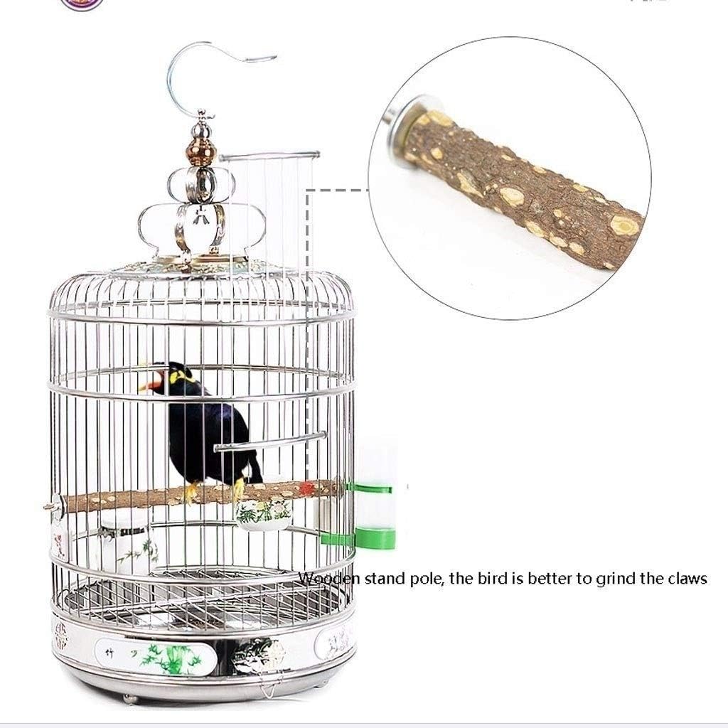 Bird Cage 2019 New Breathable Bird Parrot Nests Cover Cotton Bird Cage Light-Proof Cover Universal Bird Supplies Thrush Cage Cover (Size : L) (Medium)