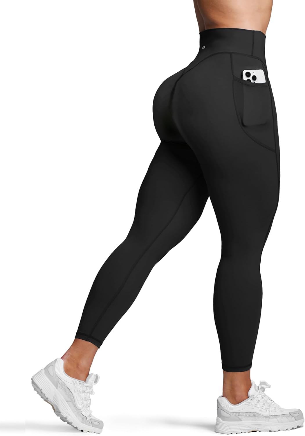 Sogetdo Women’s Butt Lifting Leggings with Pockets High Waisted Seamless Capri Buttery Soft Workout Yoga Pants Tummy Control