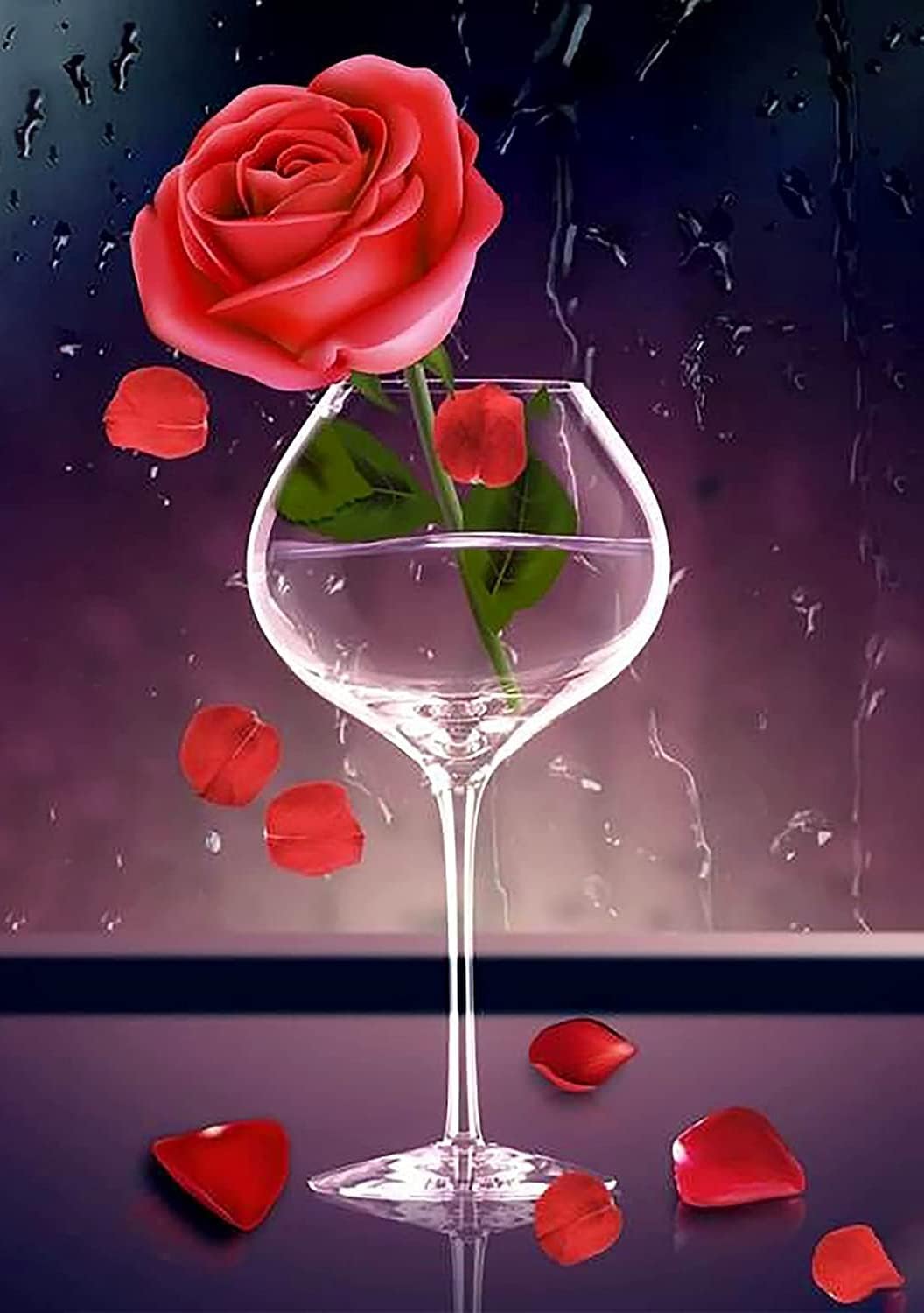 Wine Glass Puzzles for Adults 1000 Piece Family Nature Jigsaw Puzzles Adults Large Educational Games Wooden Holiday Art Decoration Gifts