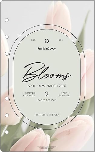 Miniatura 5 de FranklinCovey - Planificador de dos páginas por día con anillo (compacto, abril de 2025 - marzo de 2026)