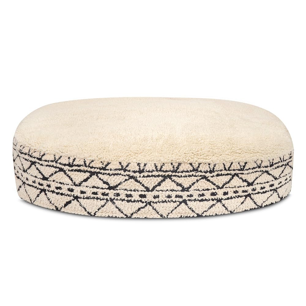 PAWPOURRI Boho Aztec Oval Bed for Medium to Large Dogs | Recycled PolyFibre Filling | 100% Polyester Top, Cotton Polyester Blend Gusset & Non Woven Bottomr (B0CLVK32KF) Amazon Price History, Amazon Price Tracker