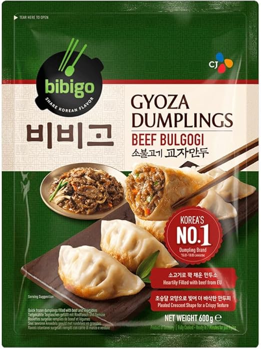 Bibigo Gyoza Coreana Beef Bulgogi 600g