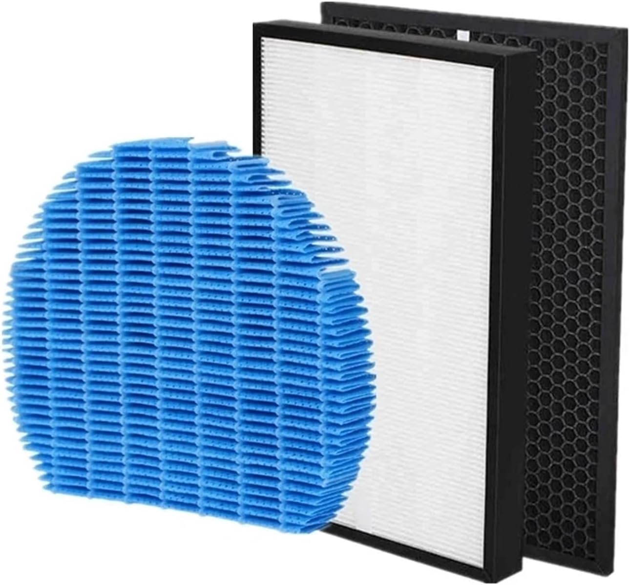 Compatible For Sharp KC-D61R-W Kc D61rw. Air Purifier Filter FZ-D60HFE FZ-D60DFE Humidifying Filter FZ-A61MFR(2Pcs)