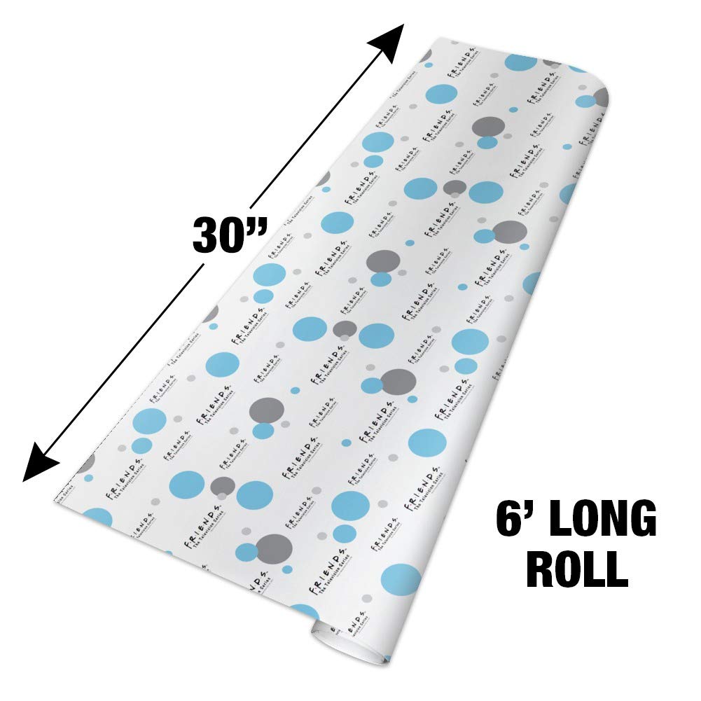 Friends TV Show Gift Wrap Paper - 30" X 72" Wrapping Paper Roll