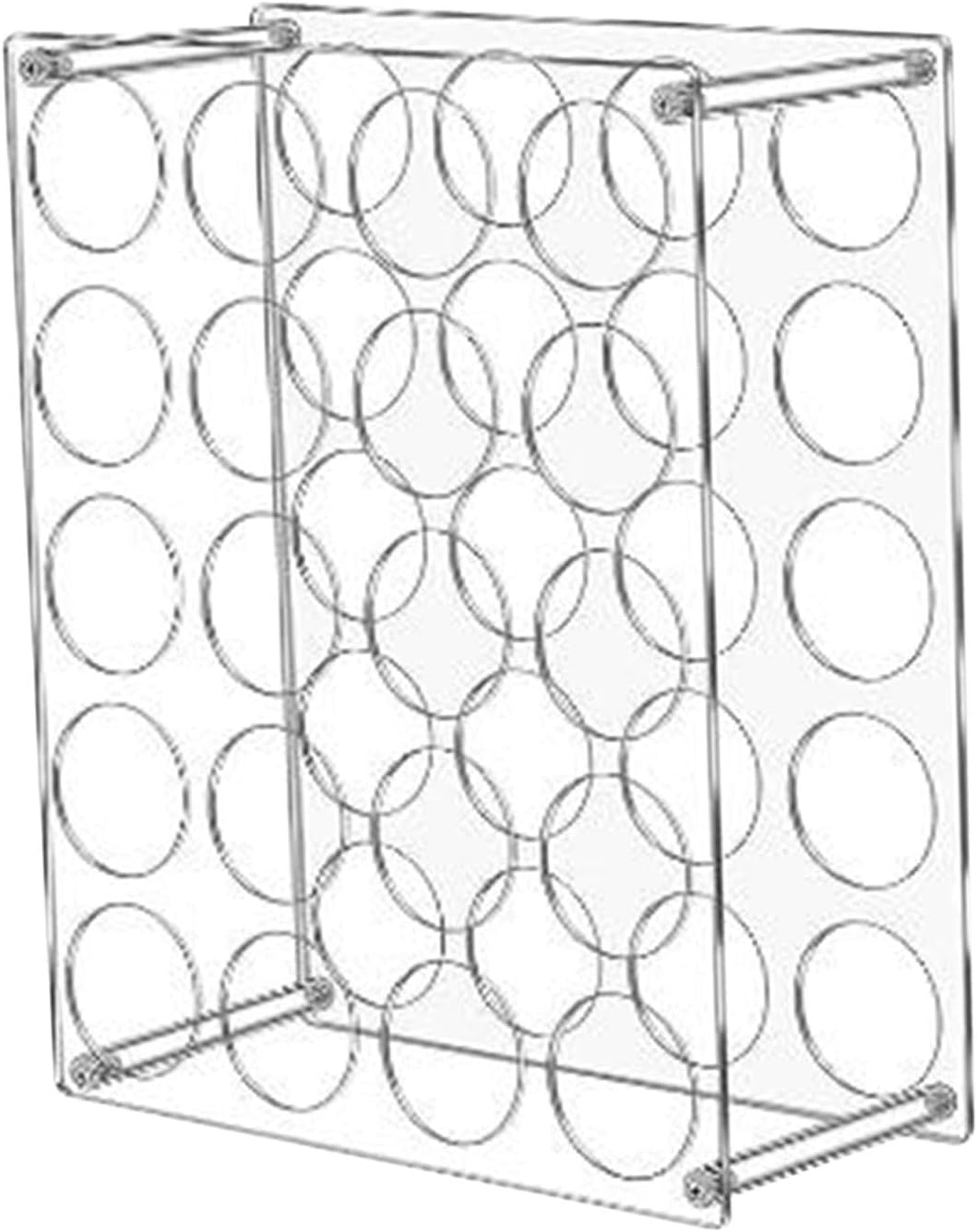Unbekannt ArtBin 6864XL - Organizer in Vinile per conservare Fino a 36 Rotoli di Vinile, Colore: Bianco, Acrilico butadiene stirene : Artbin
