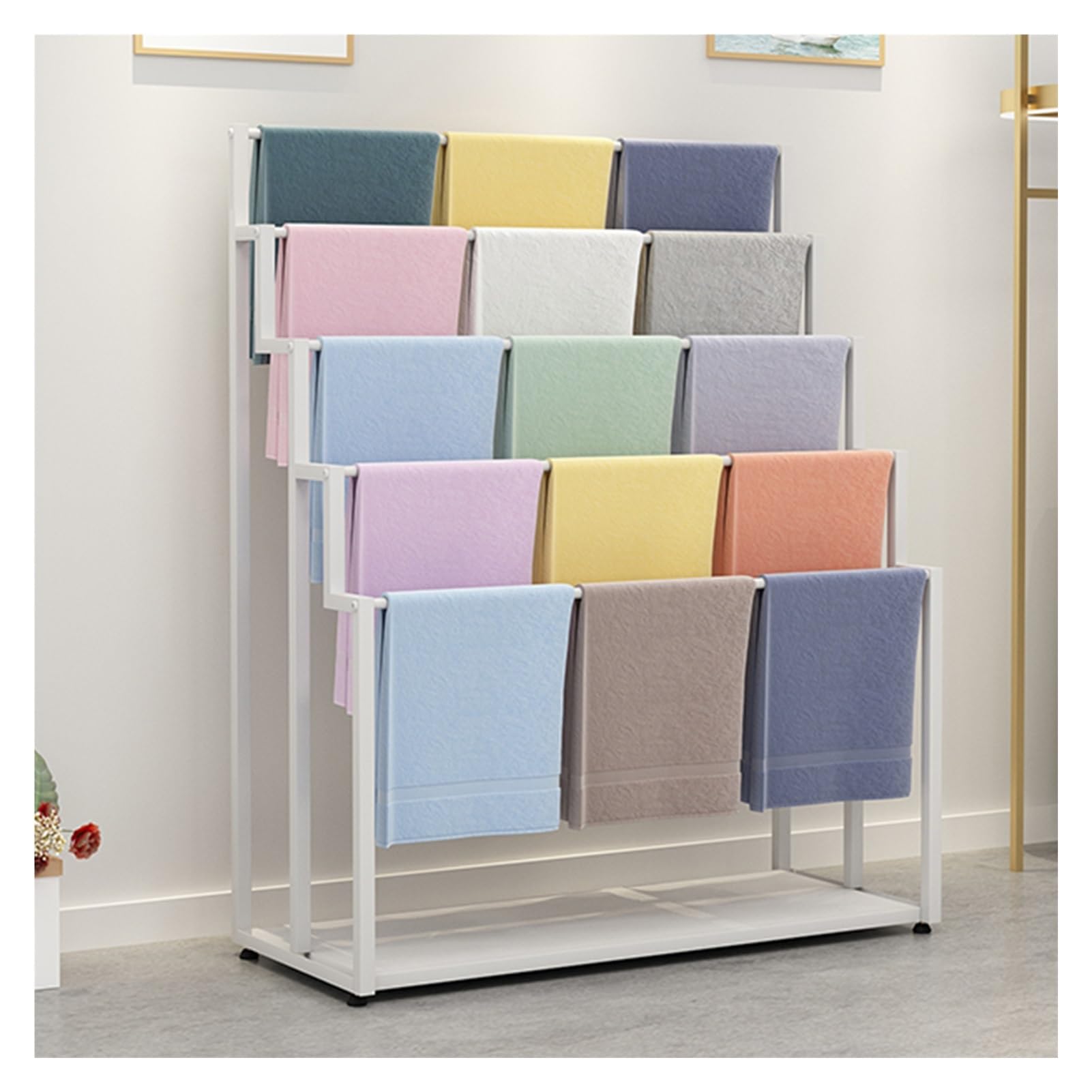 Support à suspendre pour draps et grand portant à pantalons gain de place