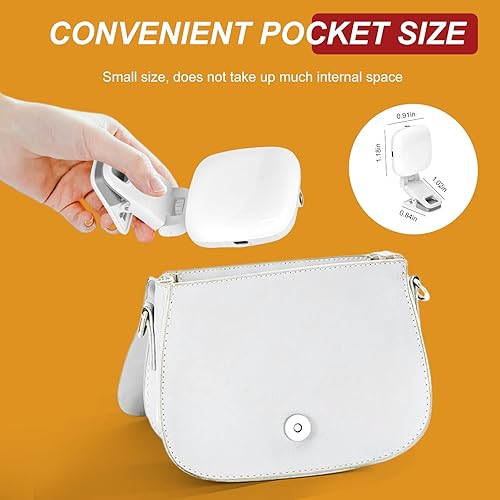 Miniatura 6 de mmcrz Luz suave para selfie, luz LED recargable para iPhone, cámara, portátil, luz de maquillaje portátil para TikTok, llamadas de zoom y