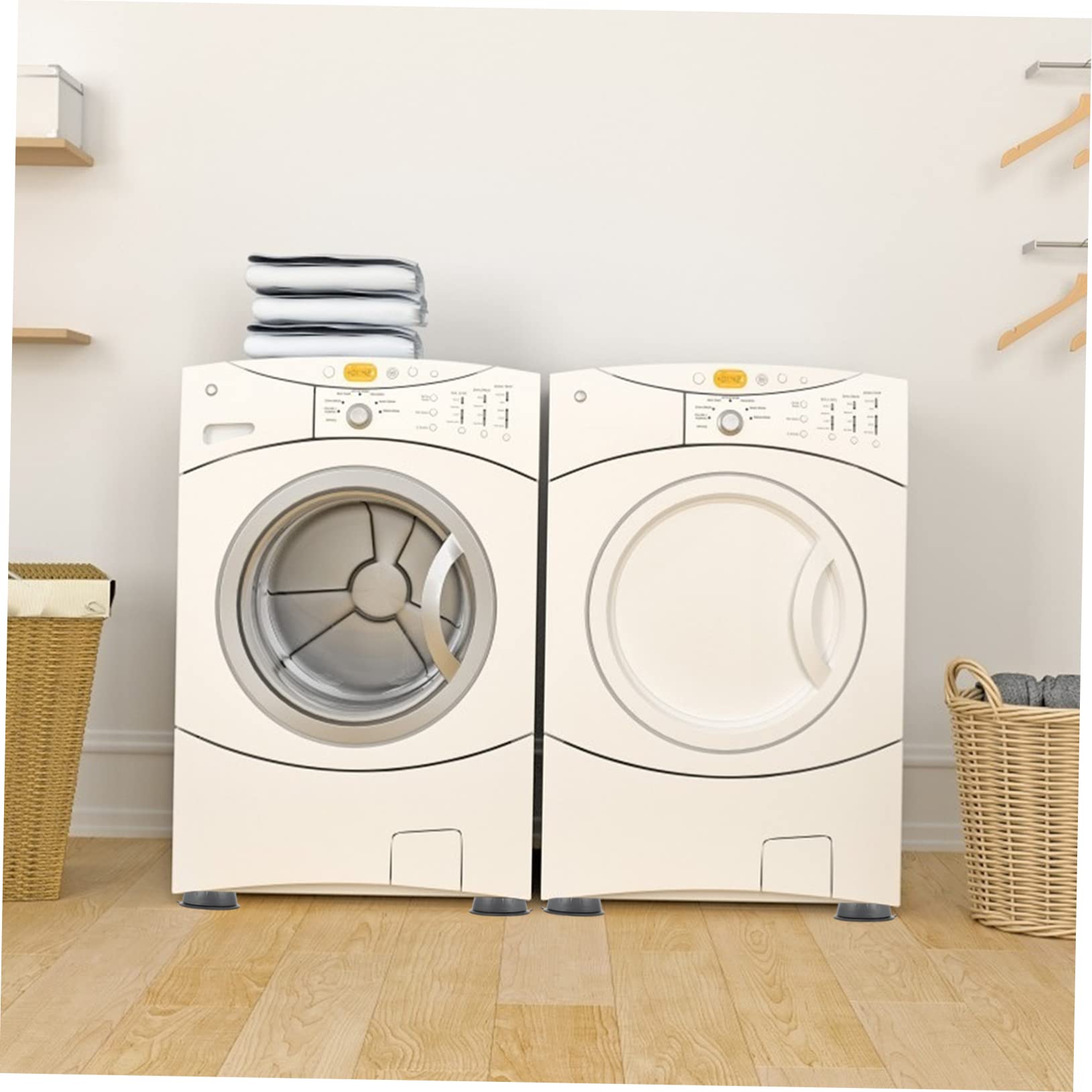 ARTIBETTER Anti-Skid Mats 8pcs Stabilizer Mat Anti Vibration Feet for Washing Machine Stabilizer Pads