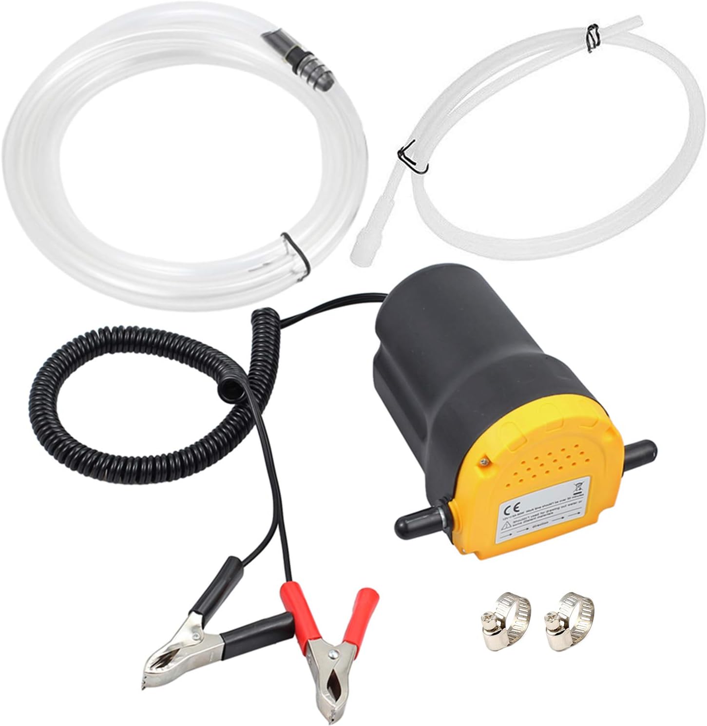 Lotyes Oil Change Pump Extractor, DC 12V 60W Diesel Fluid Oil Quick Extract Transfer Pump Scavenge Suction Kit for Car, Boat, Motorbike, Truck, RV, ATV and Other Vehicles