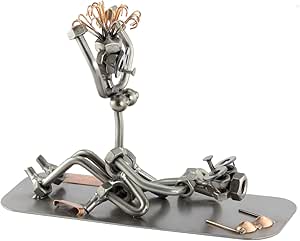 Steelman24 I Schroevenmannetjesdraaier met persoonlijke gravure I Made in Germany I Handwerk I Geschenkidee I Stalen figuur I metalen figuur
