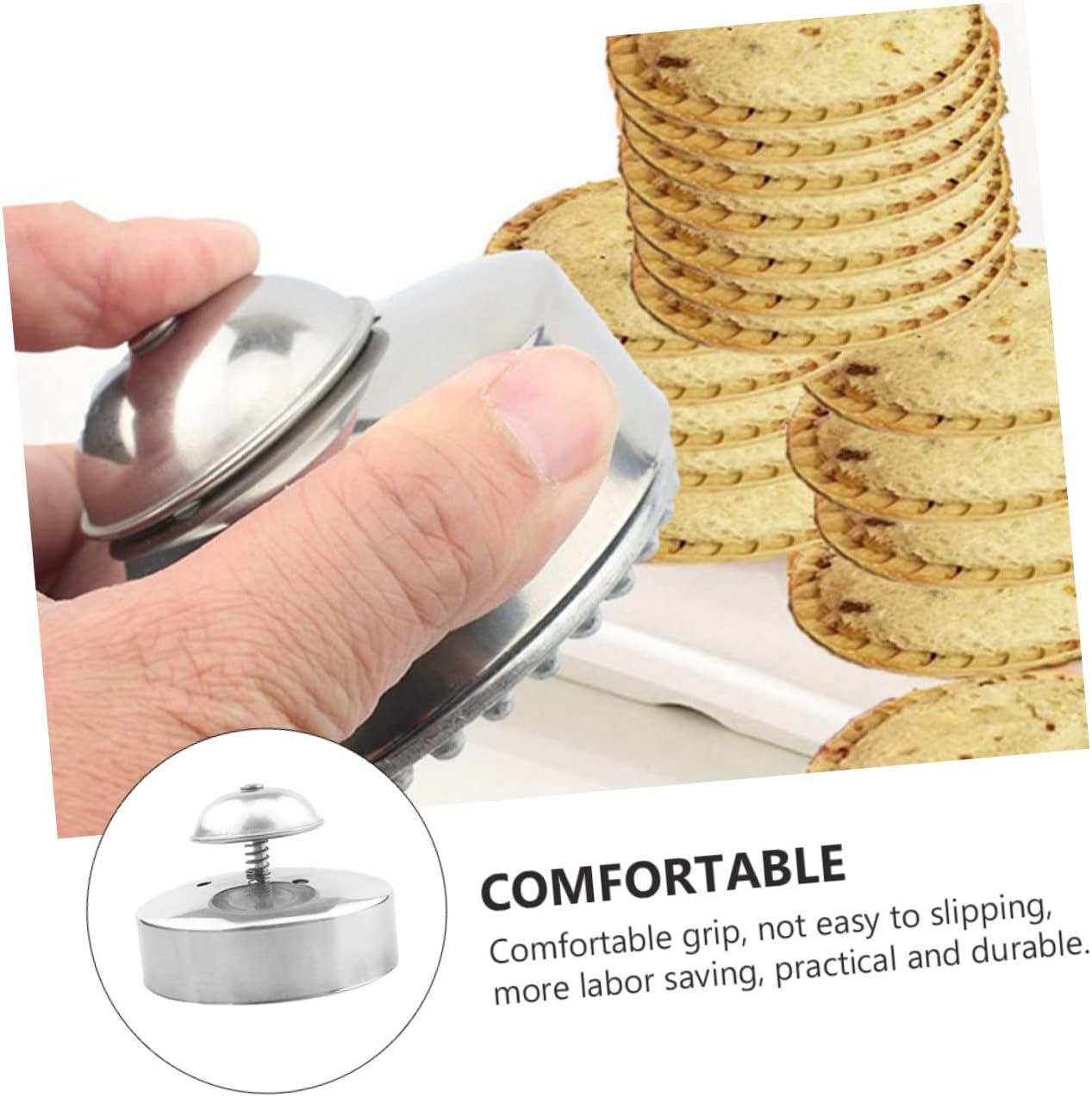 Cabilock 4pcs Stainless Steel Sandwich Cutter Sealing Tools Fun Shape Maker for Boys and Girls Lunch Easy Demold Kitchen Supplies Housewarming and Efficient