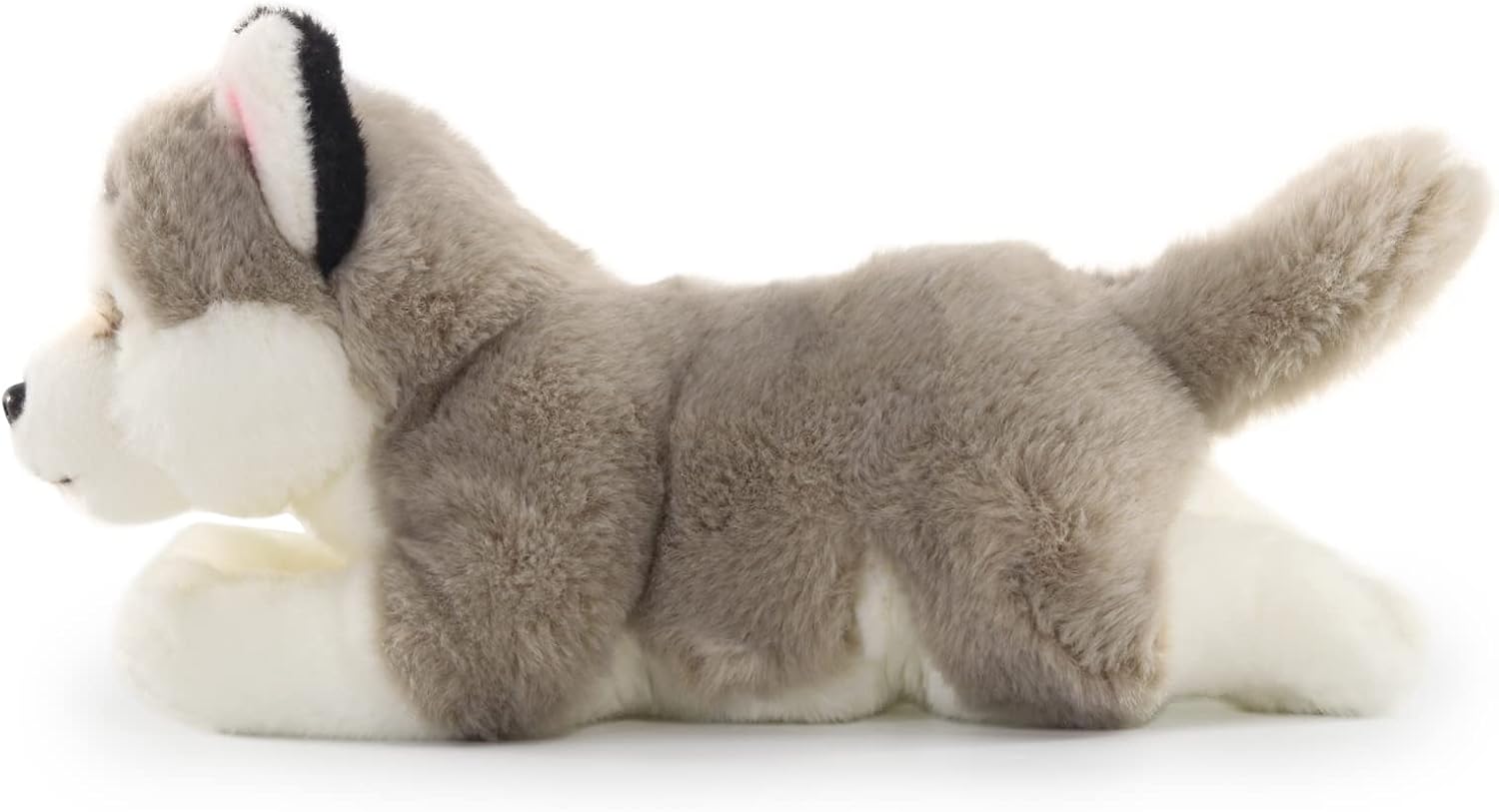 Husky Stuffed Animal, 16'' Soft Dog Plush Handmade, Cuddly and Realistic Stuffed Animals for Boys and Girls, Huggable and Washable, Husky Gifts for Kids, Friends, Birthday Xmas Gifts for Grandkids - Image 7