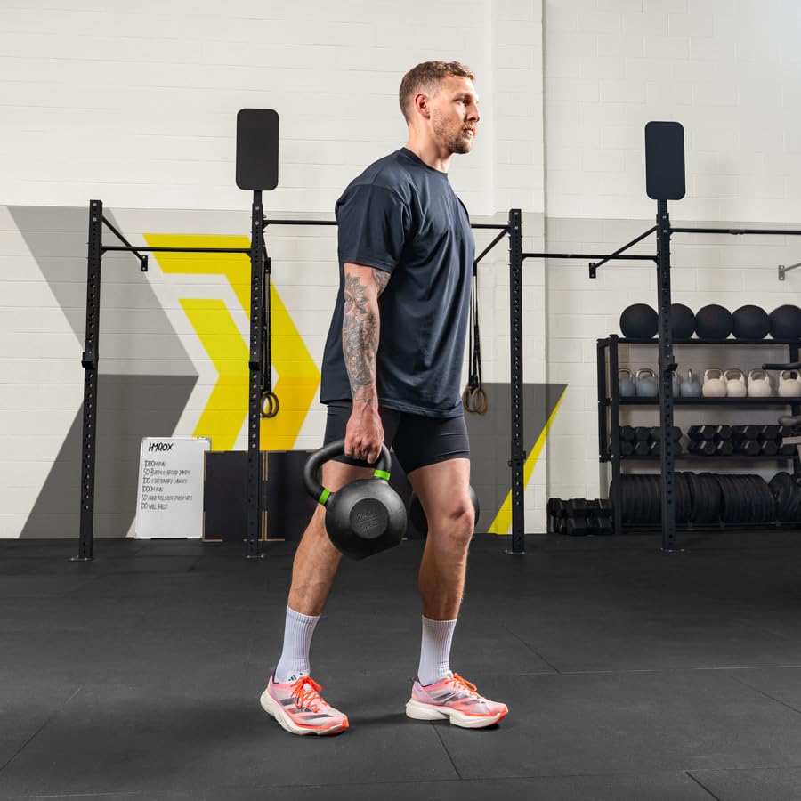 FORZA Équipement d’Entraînement de HYROX pour Hommes | Kit d'Entraînement Fonctionnel avec Kettlebells, Sac Lesté et Wall Ball | HYROX et Renforcement Musculaire
