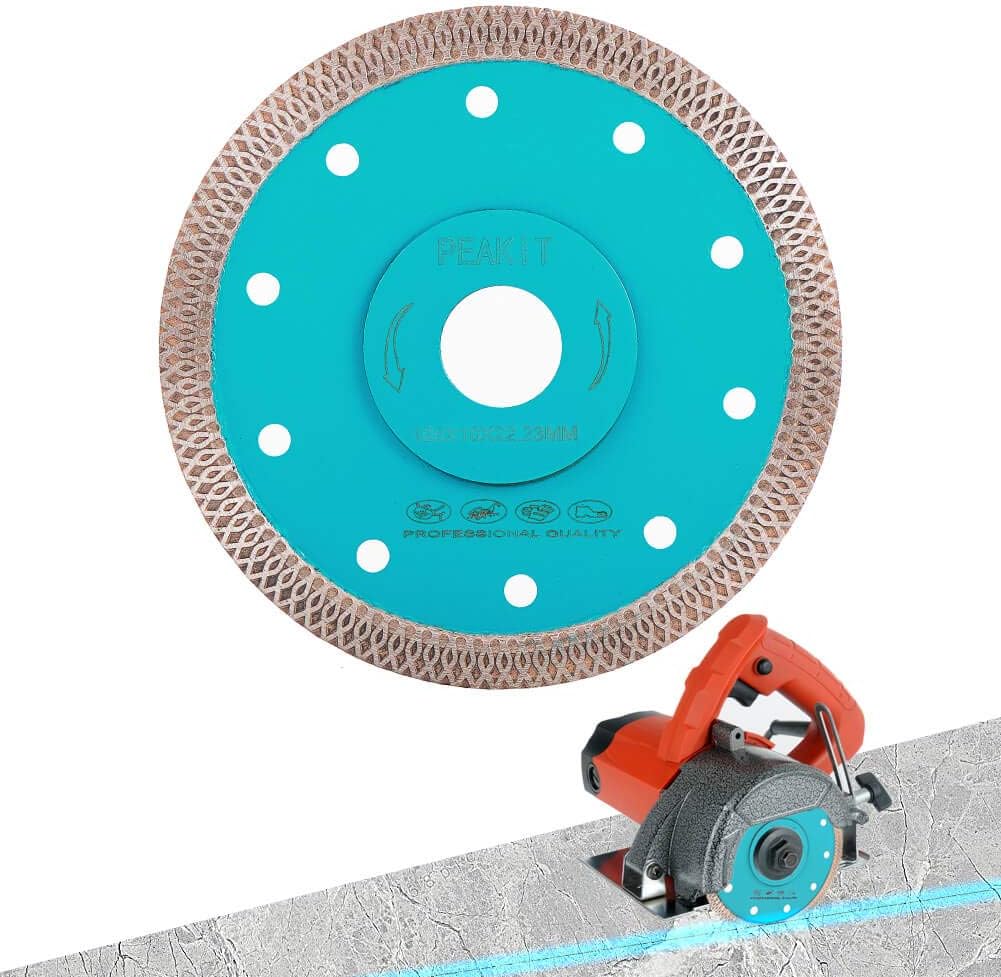 Fast Diamond Blade 5 Inch Porcelain Tile Cutter Granite Blade Disc Ceramic Cutting Wheel for Grinder or Tile Saw