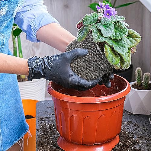 Wurzelschutz aus Edelstahl - 3 Stück Wühlmauskorb, Wurzelschutz Netzbeutel, Drahtkörbe Pflanzenwurzelschutz für Pflanzen, Gemüse, Beeren Wurzelschutz (35 x 35 cm) – Bild 4