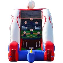 JumpOrange Knock IT Off Archery Target Game Inflatable with Blower, Kids and Adults, Commercial Grade, Rental Game, Knock Down Targets, Toss Throwing Game, Outdoor Indoor, 15oz PVC Vinyl, 90 LBS