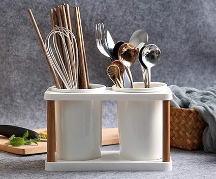 Amazon 北欧キッチン 箸立て 水切り カトラリースタンド 卓上箸立て キッチン収納スタンド キッチンツールスタンド キッチン 収納 箸 スプーン フォーク キッチン用品 キッチン道具 キッチンスタンド キッチン水切り 北欧風 木製 陶器製 キッチンツールスタンド Amazon 北欧キッチン 箸立て 水切り カトラリースタンド 卓上箸立て キッチン収納スタンド キッチンツールスタンド キッチン 収納 箸 スプーン フォーク キッチン用品 キッチン道具 キッチンスタンド キッチン水切り 北欧風 木製 陶器製 キッチンツールスタンド