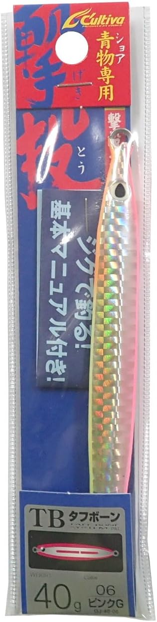 Owner GJ-40 31844 Metal Jig Lure, Shooting Jig, 1.4 oz (40 g), Pink Gold #06