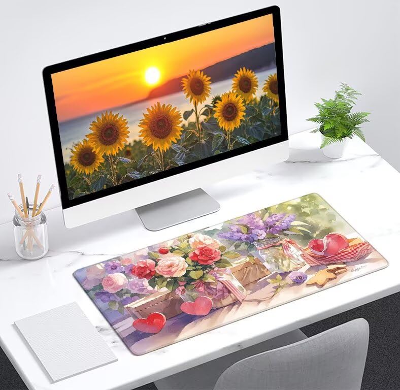 Mouse pad XXL antidérapant pour protéger le bureau et guider la souris - 2