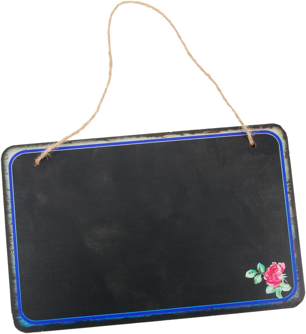 Message Board Chalkboard Small Wall Hanging Memo Board Single-Sided Decorative for Restaurant Cafe Home Use Style