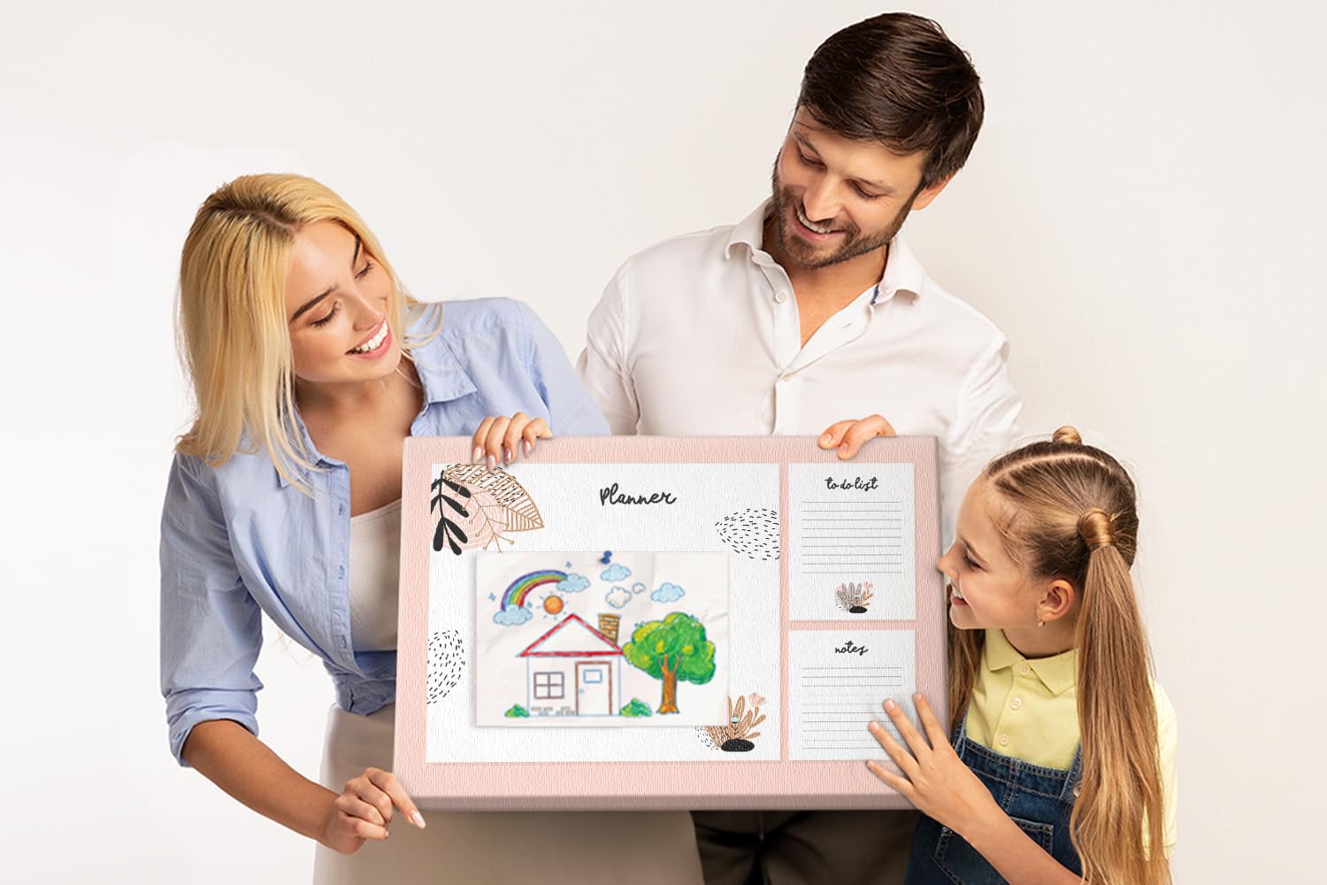 Tablero de corcho con estampado 60x40 cm | Notas del planificador