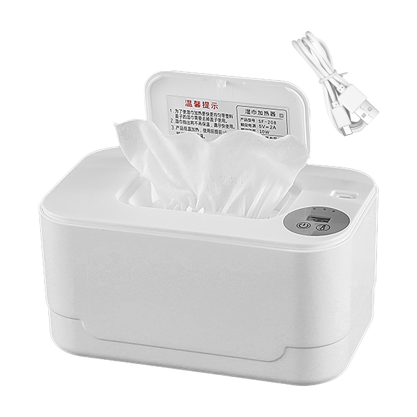 Chauffe-couches thermique porte-serviettes en papier chauffant et chauffe-lingettes portatif
