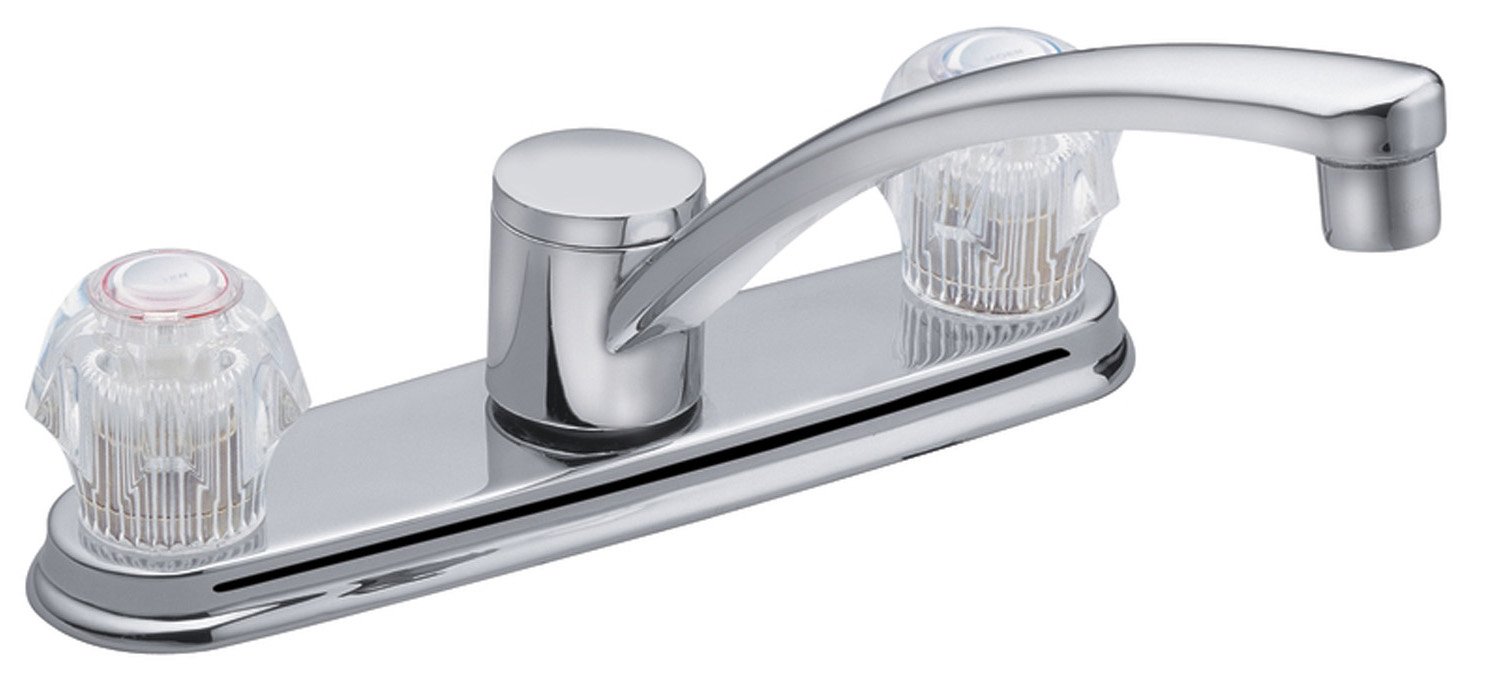 Mitigeur de cuisine Moen Adler CA87685 en chrome brillant pour évier