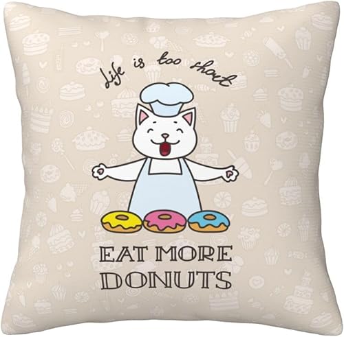 Miniatura 7 de Aimeryup Fundas de almohada decorativas de 12 x 12 pulgadas, divertidas fundas de almohada decorativas para sala de estar, fundas de almohada lindas