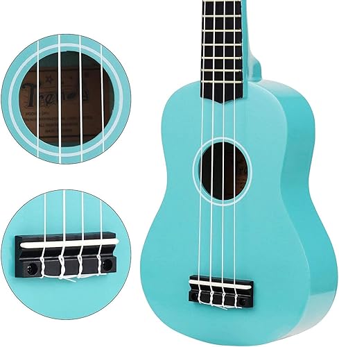 Miniatura 3 de Ukelele soprano de moda de San Valentín para principiantes de 21 pulgadas. Ukeleles hawaianos de madera para estudiantes adultos principiantes de