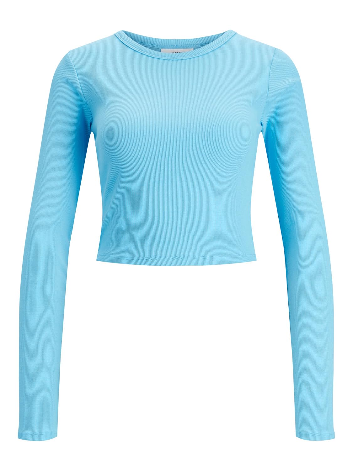 JJXX Women's Jxfeline STR LS Rib Tee JRS Noos Top, Aquarius, XS