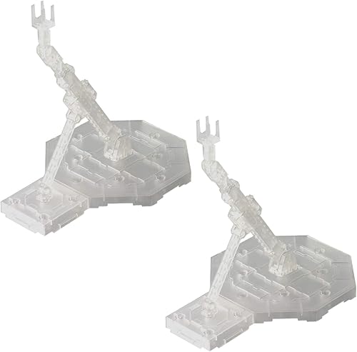 Miniatura 7 de MY MIRONEY Soporte de exhibición del soporte de la figura de acción de la base de acción 2pcs negro 1100