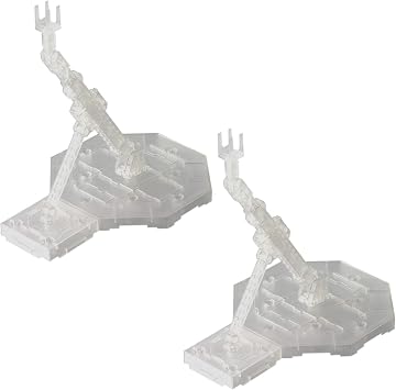 MY MIRONEY 2Pcs Clear Action Base Action Figure Stand Display Stand 1/100
