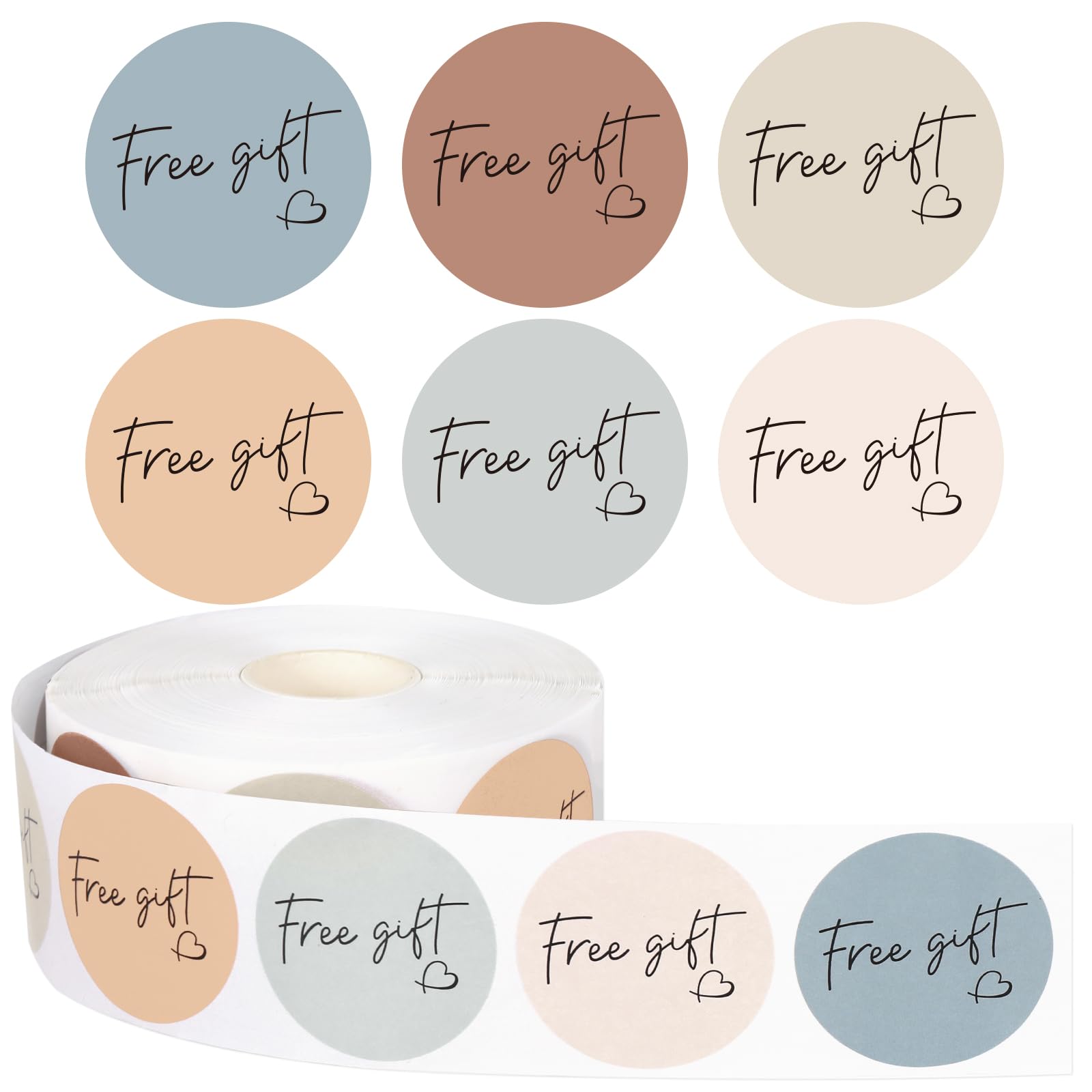 Autocollants bohèmes pastel de 3,8 cm en grand format pour loisirs créatifs