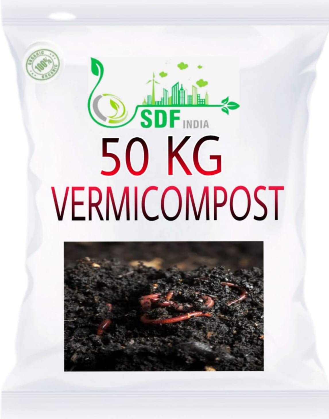 SDF India Pure Organic Vermicompost for Plants 50 Kg (B0BRD1RB9Y) Amazon Price History, Amazon Price Tracker
