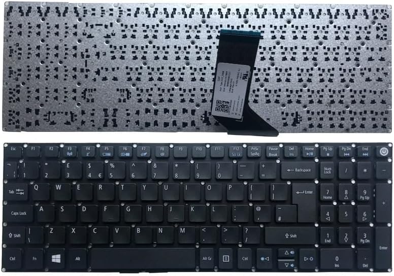 OEM Replacement Keyboard for Acer Aspire E15 E5-573 E5-573T E5-573TG E5-573G E5-573-557U E5-722 E5-772G E5-774 - US/UK/Spanish/Latin/German Layouts Accessories(SP No Backlit)