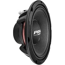 PRV AUDIO 8 Inch Midbass Speaker 8MB700FT-NDY 8 Ohm Neodymium Loudspeaker with 700 Watts RMS Power, Pro Audio High Excursion Neo Mid Bass Speaker Single