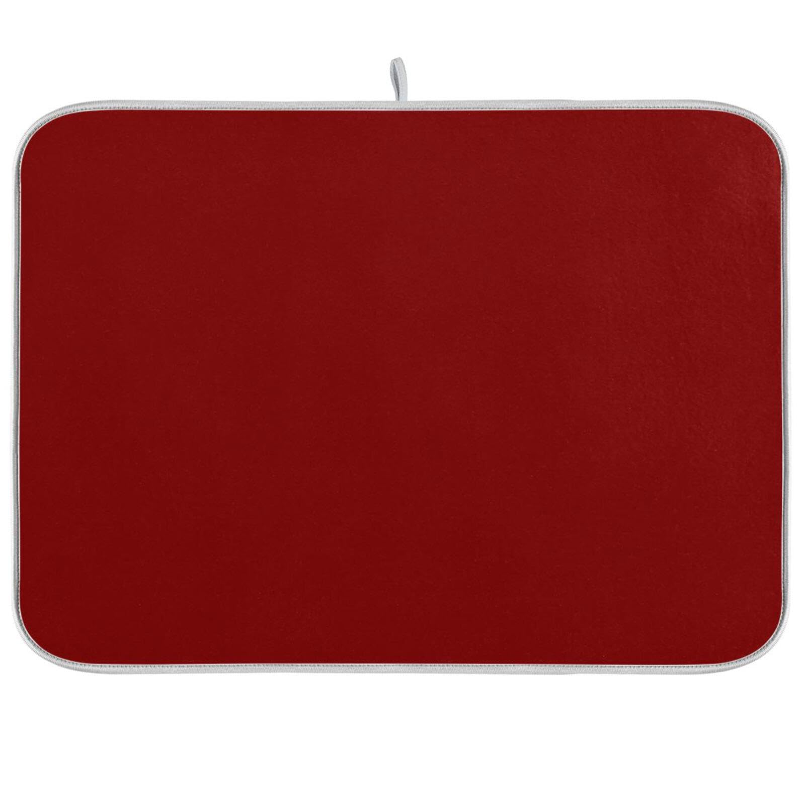 Tapis De Séchage à Vaisselle Rouge, 40,6 X 45,7 Cm, Séchage
