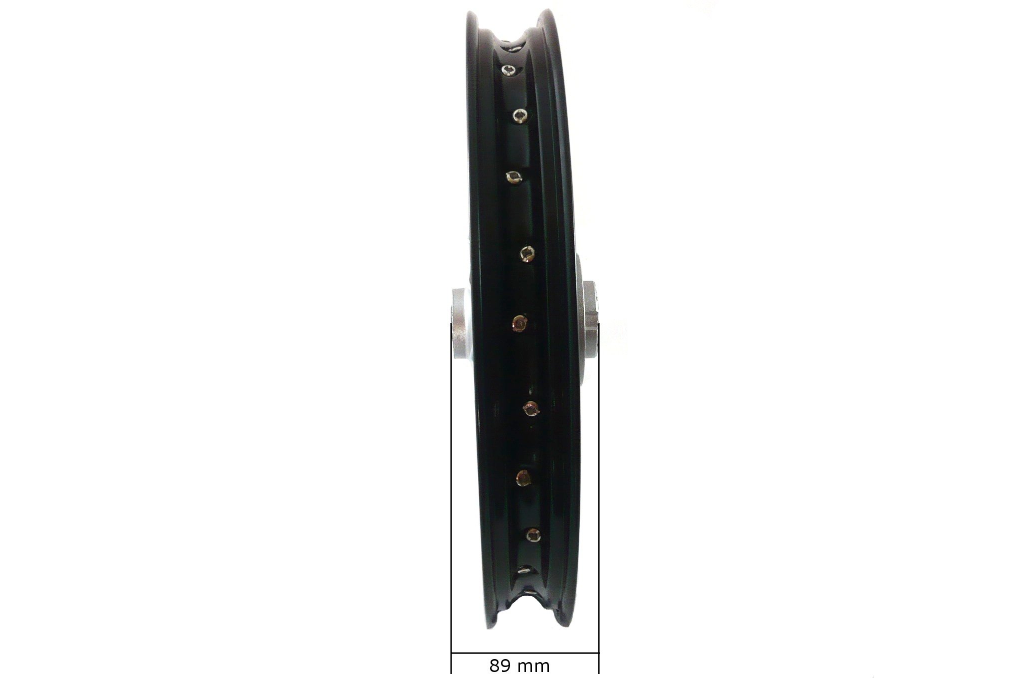 Pit Bike / Dirt Bike / Traverser - Aluminium - Jante Anodisé 14 " avant Noir