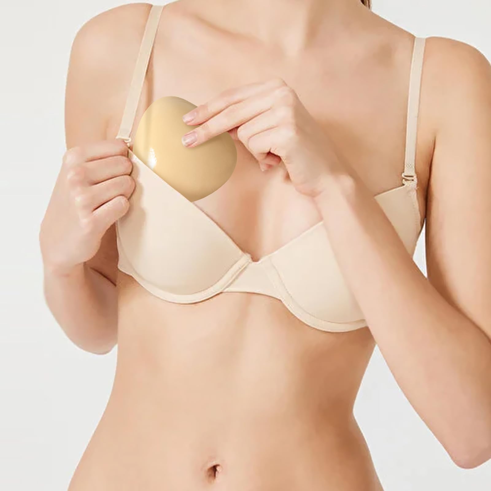 HXZASFG Insertos de Almohadillas para Sujetador, Inserciones Adhesivas para Sujetador, Push up extraíble, realzador de Pecho, Almohadillas Adhesivas para Sujetadores, Inserto para Bikini, lencería,