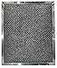 Blendin Replacement Aluminum Charcoal Grease/Air Filter, Compatible with Broan-NuTone S97007696, 41F, Non-Ducted Kitchen Range Hoods, Replacement Part Measurements: 8 3/4