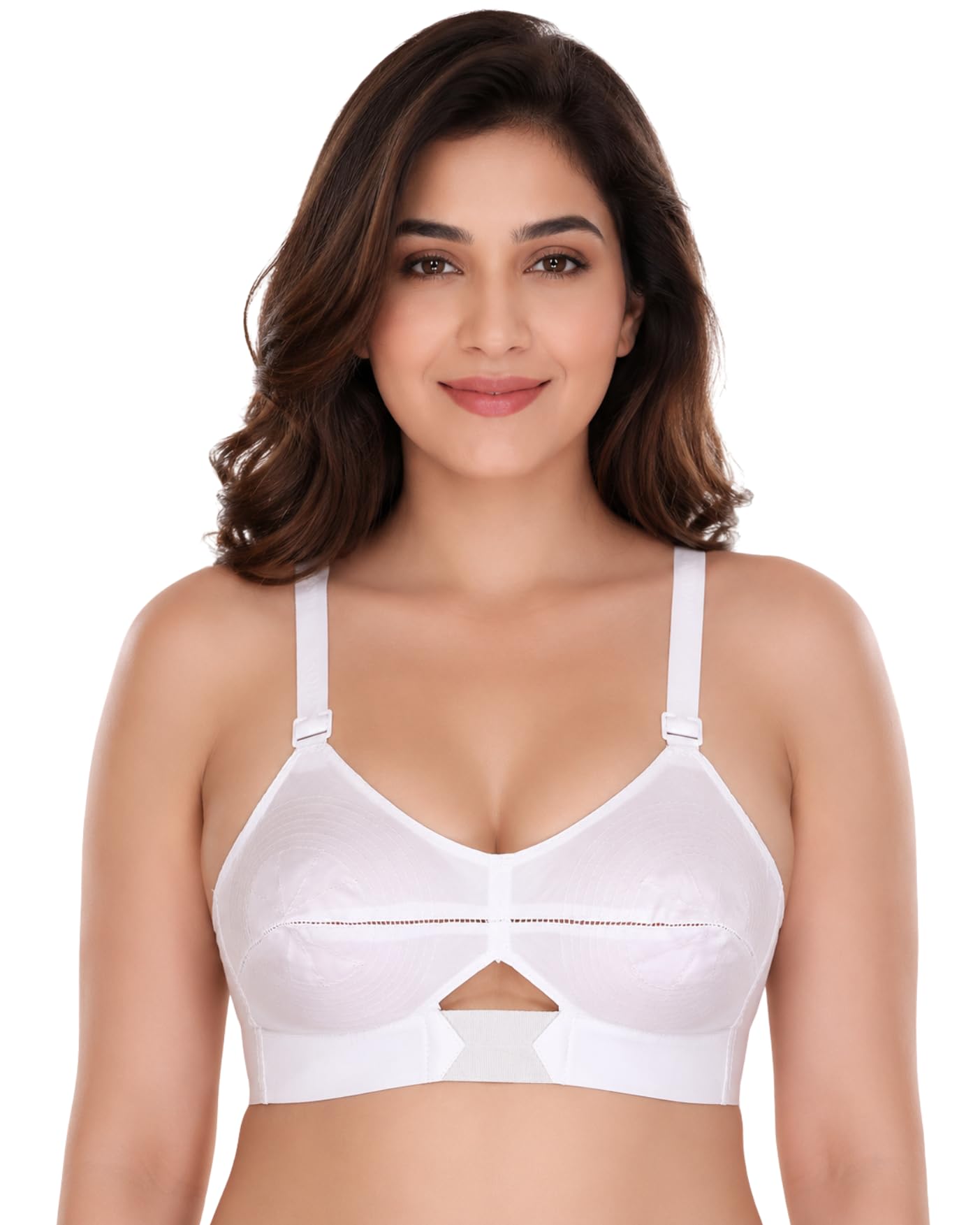 sona Women's Moving Cotton Full Coverage Non Padded Cotton Bra-picture-39