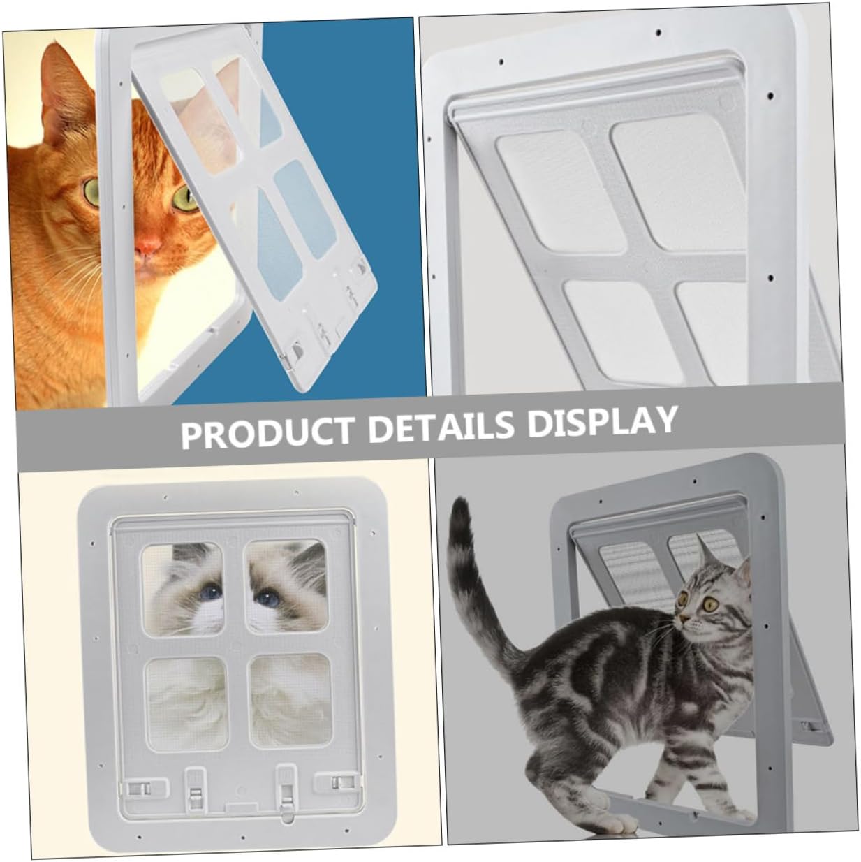 Pet Door Flap Replacement for Dog Cat Small Animal Door Weather Resistant Easy to Use