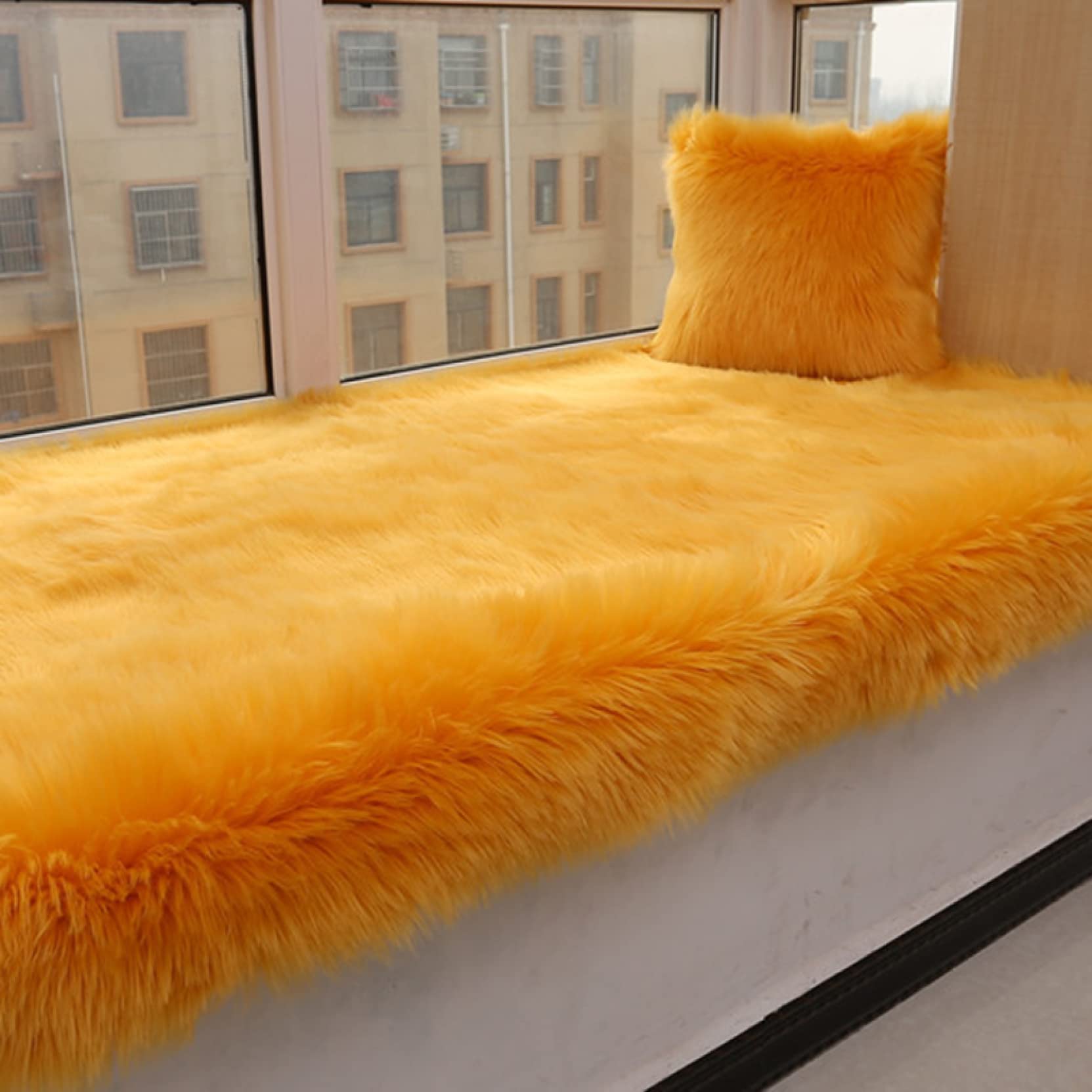 クリーム色 羊毛ラグ 約180cm 【公式通販】